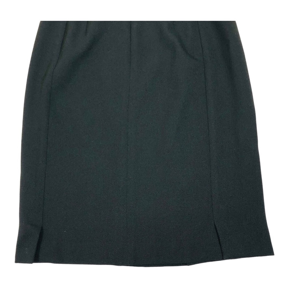 Akris Punto Wool Black Knee Length Pencil Skirt - Picture 7 of 12
